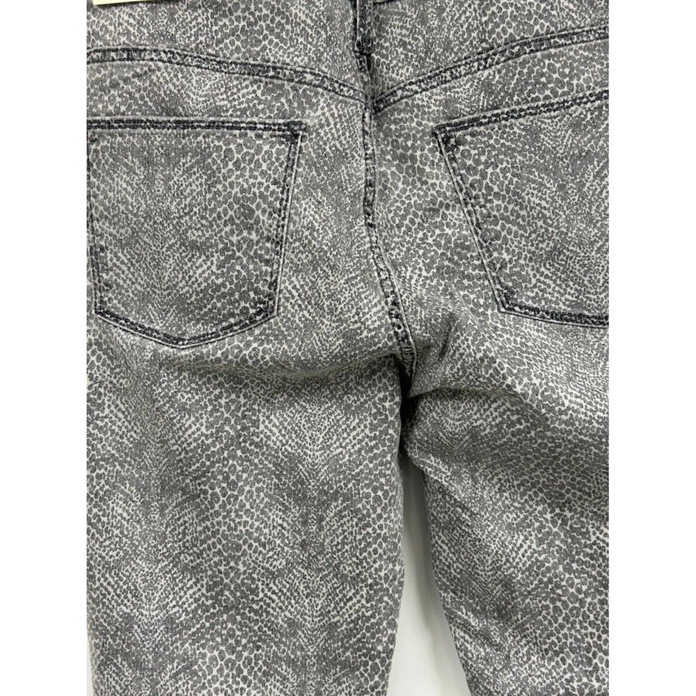 UniversalThread High Rise Skinny Jeans Size 14 Gray Animal Print NWT Edgy Modern - Picture 4 of 13